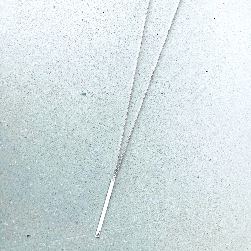 Stamped sterling silver NK 17-18 inches Necklace.